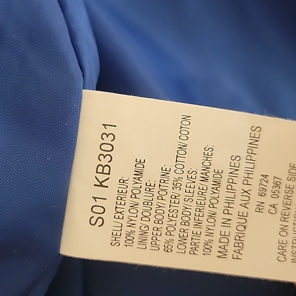 Columbia Lined Hooded Windbreaker Jacket Sz 10/12 - Picture 7 of 8